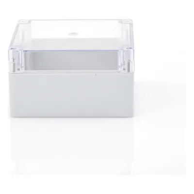 Gabinete Plástico para Exterior / IP65 / IK07 / 160 x 160 x 90 mm / Tapa Transparente / ABS 3 mm / -20 a 60 °C