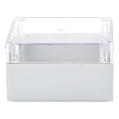 Gabinete Plástico para Exterior / IP65 / IK07 / 160 x 160 x 90 mm / Tapa Transparente / ABS 3 mm / -20 a 60 °C