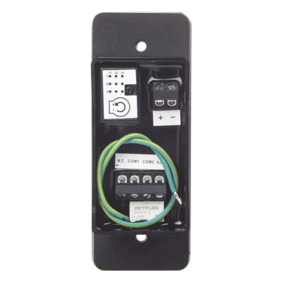 Botón de salida táctil / Temporizador 1-60 s / LED RGB configurable / IP65 / 24 VCC / Acero inoxidable