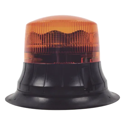 Burbuja LED de Señalización / 9 LEDs de Alta Intensidad / Ámbar / IP65 / Montaje Magnético / 12 VCC