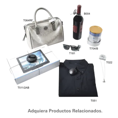 Tags RF para Lentes / 8.2 MHz / 42x37x26 mm / 100 Piezas / 120 cm Alcance / 1.4x1.2x1.0 pulg