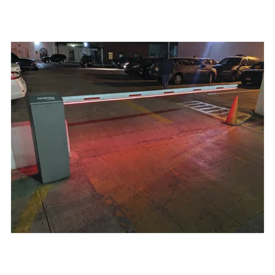 Barrera vehicular derecha / Soporta Brazo de hasta 3 m / Apertura en 1.5 s / Final de Carrera Ajustable por Programación /