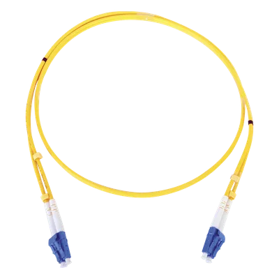 Jumper de Fibra Óptica Monomodo / LC/LC Dúplex / 9/125 / 1 m (3.28 ft) / ITU-T G.652.D
