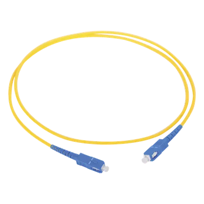 Jumper de Fibra Óptica / SC/SC Simplex / Monomodo 9/125 / 1 Metro (3.28 Pies) / ITU-T G.652.D / 1310-1550 nm
