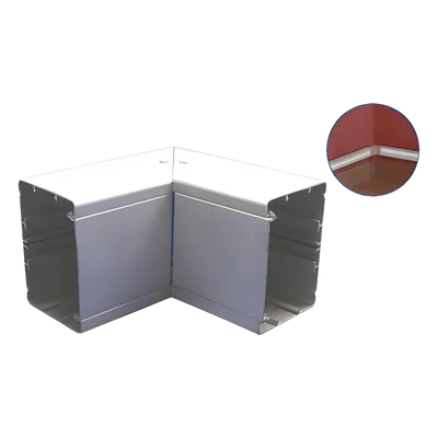 Esquinero interior de aluminio / Canaleta INKA100 / 0.397 kg / -20°C a 120°C / Anodizado natural