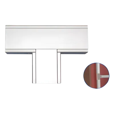 Accesorio en T / Aluminio anodizado / -20°C a 120°C / 0.679 kg / Para canaleta INKA100