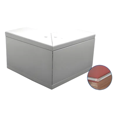 Esquinero exterior de aluminio / Canaleta INKA151 / Anodizado / -20°C a 120°C / 0.394 kg