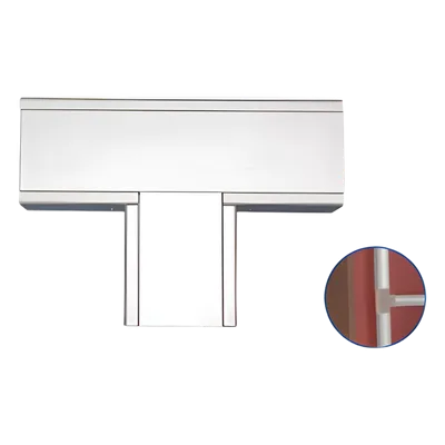 Accesorio en T / Aluminio anodizado / -20°C a 120°C / 1.213 kg / NOM-001-SEDE-2005