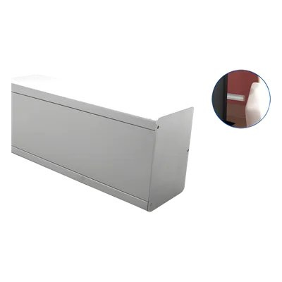 Tapa final de aluminio / Calibre 18 / -20°C a 120°C / 0.042 kg / 1.65 oz / Compatible con sistemas modulares