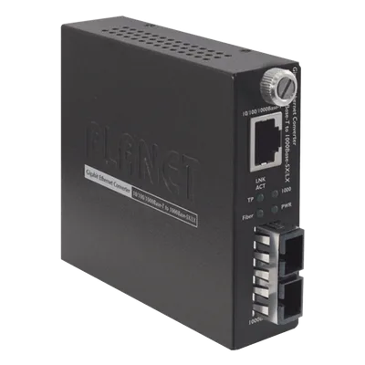 Convertidor de Medios 10/100/1000BASE-T a 1000Base-SX (SC) 220m/550m