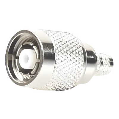 Conector Coaxial TNC Macho Inverso / Anillo Plegable / Cables LMR-240 y RG-8/X / Níquel / Oro / Teflón