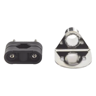 Soporte para Antenas Marinas / Adaptadores de Nylon / Rieles Cuadrados o Redondos / 22 mm, 25 mm y 32 mm / Acero Inoxidable