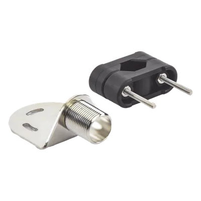 Soporte para Antenas Marinas / Adaptadores de Nylon / Rieles Cuadrados o Redondos / 22 mm, 25 mm y 32 mm / Acero Inoxidable