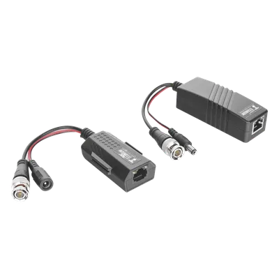 Kit de Transceptores Activos TURBO HD / Conversión 36/24 Vcc a 12 Vcc Regulados / Transmisión 200 m (656.2 ft) / Compatible HD-TVI, HD-CVI, AHD, CVBS / UTP Cat5e/6