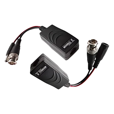 Kit de Transceptores Activos TURBO HD / Conversión 36/24 Vcc a 12 Vcc Regulados / Transmisión 200 m (656.2 ft) / Compatible HD-TVI, HD-CVI, AHD, CVBS / UTP Cat5e/6