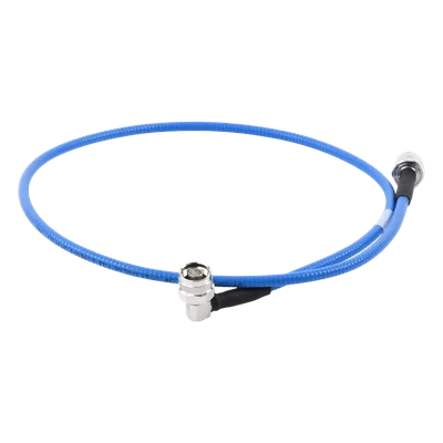 Cable RF Coaxial Plenum / SSP-250-LLPL / 1/4" (6.35 mm) / 1 m (3.28 pies) / N Macho a N Macho / Bajo PIM ≤-155 dBc / 0-6 GHz / Blindaje >100 dB