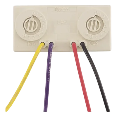 Módulo Monitor Direccionable / Contacto Seco NA / Protocolo LiteSpeed / Instalación en Caja de Una Ganga / Direccionamiento 01-159