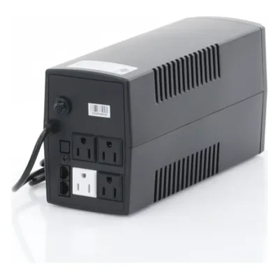 UPS Línea Interactiva / 850 VA / 510 W / AVR 80-150 Vca / 4 Tomas NEMA 5-15R / Onda Senoidal Simulada