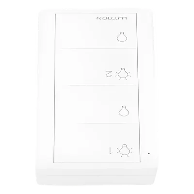Control Inalámbrico de 4 Botones / 2 Zonas de Iluminación / Clear Connect RF / Alcance 18 m (59.1 ft) Línea de Vista / Batería 10 Años