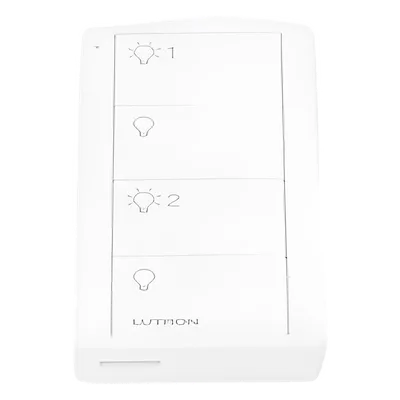 Control Inalámbrico de 4 Botones / 2 Zonas de Iluminación / Clear Connect RF / Alcance 18 m (59.1 ft) Línea de Vista / Batería 10 Años
