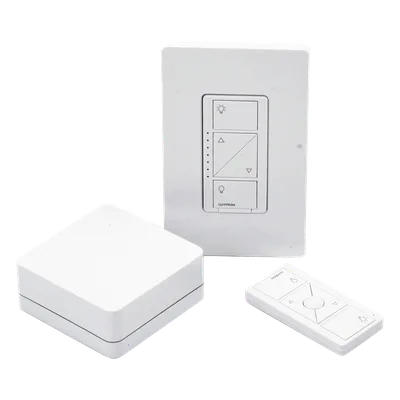 Kit de Inicio para Iluminación Inteligente / Control por App y Voz / Sin Cable Neutro / Hasta 150 W LED o 600 W Incandescente / Integración Alexa, Google y HomeKit / 120 V