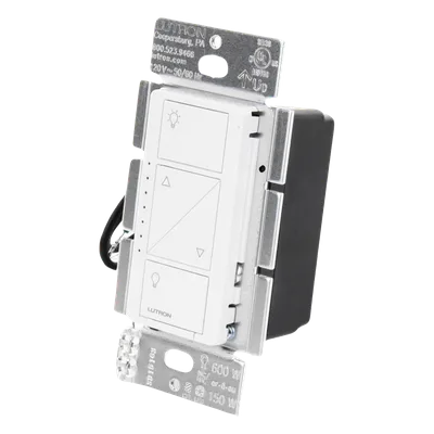 Atenuador de Pared Inalámbrico / 150 W LED/CFL - 600 W Incandescente / 120 V / Sin Neutro / 1 Gang / Compatible con Controles Pico y Sensores