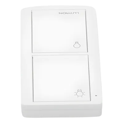 Control Remoto Inalámbrico / 2 Botones On/Off / RF 431-437 MHz / Alcance 18 m (59.1 ft) / Batería 10 Años / Sin Cableado