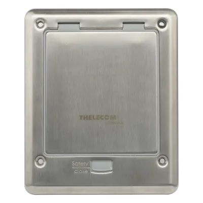 Caja de Piso / IP66 Cerrada / 120 kg Carga / 17.4x14.3x8 cm / Aluminio / TIA/EIA