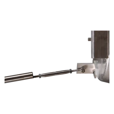 Montaje Ajustable para Antena / Acero Inoxidable / 3.3 kg / Resistente a Vientos Extremos / Compatible JRMA0-1200 y JRC-DD35