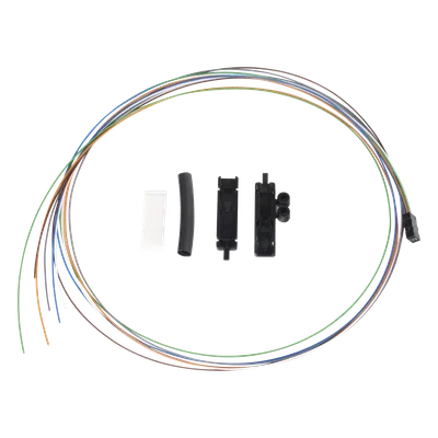 Kit Fan-Out de Fibra Óptica / 6 Fibras / Conversión 250 a 900 Micras / 1 Metro (3.28 Pies)