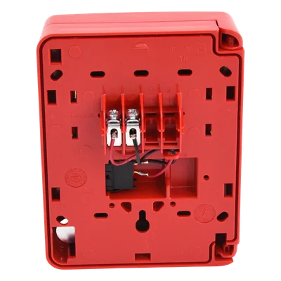Estación Manual de Alarma Contra Incendio / Doble Acción / Rotulado Bilingüe FIRE/FUEGO / Reset con Llave / Carcasa de Policarbonato