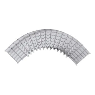 Curva Pre-Fabricada Horizontal / 90° / Peralte 54 mm / Ancho 300 mm / Acabado Electro Zinc 15-20 micras / Uso Interior Telecomunicaciones