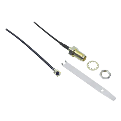 Cable adaptador / conector U.FL a SMA hembra / para comunicadores GSMX, GSMV, VISTA-GSM, LYNX Plus y LYNX Touch