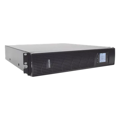UPS de 1000VA/900W / Topología On-Line Doble Conversión / Entrada y Salida de 120 Vca / Clavija de Entrada NEMA 5-15P / Pantalla LCD Configurable /Formato Rack/Torre