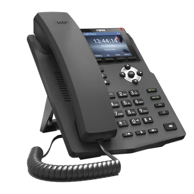 Teléfono IP empresarial para 2 lineas SIP con pantalla LCD de 2.4 Pulgadas a color y conferencia de 3 vías