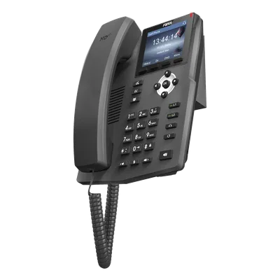 Teléfono IP empresarial para 2 lineas SIP con pantalla LCD de 2.4 Pulgadas a color y conferencia de 3 vías
