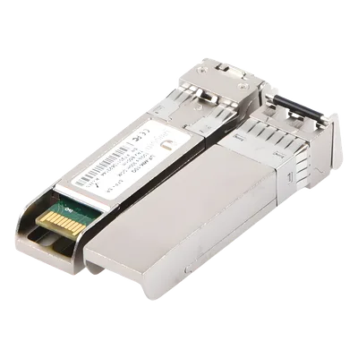 UFiber Módulo SFP+ 10G, transceptor MiniGibic MultiModo 10 Gbps, distancia 300m, conectores LC, paquete de 2 piezas