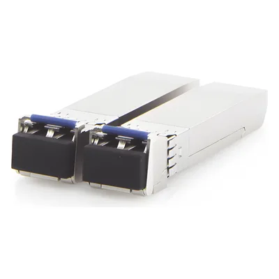 UFiber Módulo SFP+ 10G, transceptor MiniGibic MonoModo 10 Gbps, distancia 10 km, conectores LC, paquete de 2 piezas