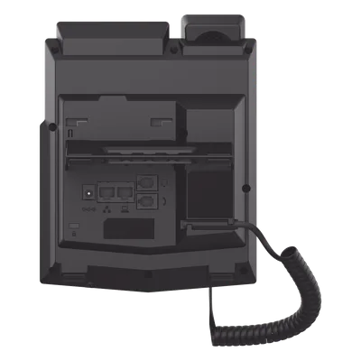 Teléfono IP empresarial para 4 líneas SIP con pantalla LCD de 2.8 pulgadas a color, puertos Gigabit, IPv6, Opus y conferencia de 3 vías, PoE