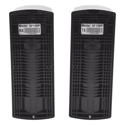 Detector Perimetral de Doble Rayo Infrarrojo / Alcance 60 m (196.9 ft) Exterior / 180 m (590.6 ft) Interior / IP65 / 4 Frecuencias Ajustables / Tiempo de Respuesta 12-250 ms