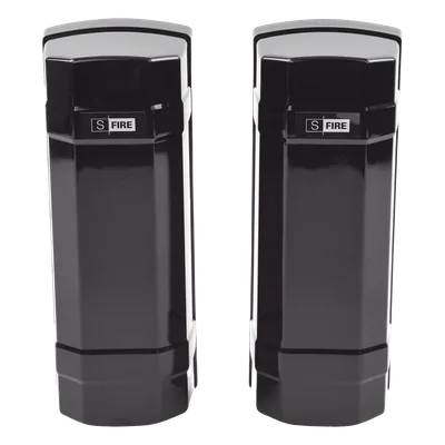 Detector Perimetral de Doble Rayo Infrarrojo / Alcance 60 m (196.9 ft) Exterior / 180 m (590.6 ft) Interior / IP65 / 4 Frecuencias Ajustables / Tiempo de Respuesta 12-250 ms