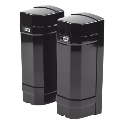 Detector Perimetral de Doble Rayo Infrarrojo / Alcance 60 m (196.9 ft) Exterior / 180 m (590.6 ft) Interior / IP65 / 4 Frecuencias Ajustables / Tiempo de Respuesta 12-250 ms