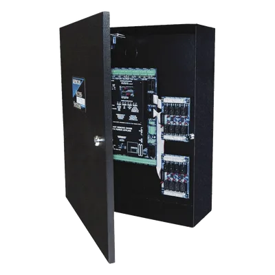 Controlador de Acceso / 8 Lectoras Wiegand / 8 Puertas / 45,000 Tarjetas / Doble Procesador / TCP-IP / 148 ft (45 m) Alcance Típico