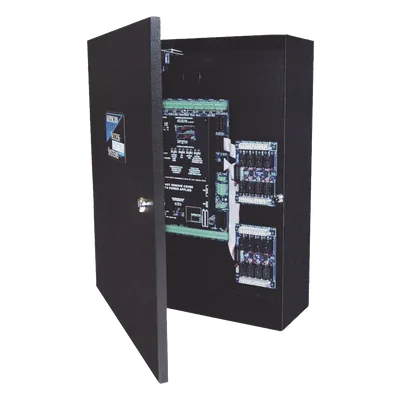 Controlador de Acceso / 4 Lectoras Wiegand / Doble Procesador / 45,000 Tarjetas / 16 Entradas Auxiliares / Gabinete con LED