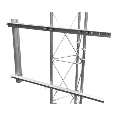 Brazo para Torre Arriostrada / Acero ASTM A36 / Ø 3' Cal. 16 / Ángulos 89.5 cm / Galvanizado por Inmersión / Compatibilidad STZ30G/35G/45G
