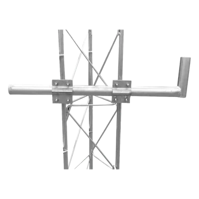 Brazo de Montaje para Antena / Acero ASTM A36 / Inmersión en Caliente / Largo 84 cm (2.76 ft) / Tubo 1-1/4" Ced.30