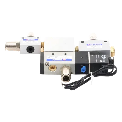Electroválvula Industrial / 24 VDC / Presión 2-8 kgf/cm² / Aluminio / -10 a 60 °C / Aire Comprimido