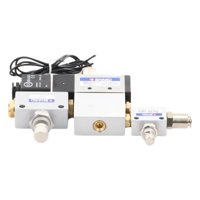 Electroválvula Industrial / 24 VDC / Presión 2-8 kgf/cm² / Aluminio / -10 a 60 °C / Aire Comprimido