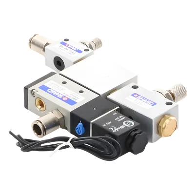 Electroválvula Industrial / 24 VDC / Presión 2-8 kgf/cm² / Aluminio / -10 a 60 °C / Aire Comprimido