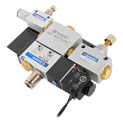 Electroválvula Industrial / 24 VDC / Presión 2-8 kgf/cm² / Aluminio / -10 a 60 °C / Aire Comprimido